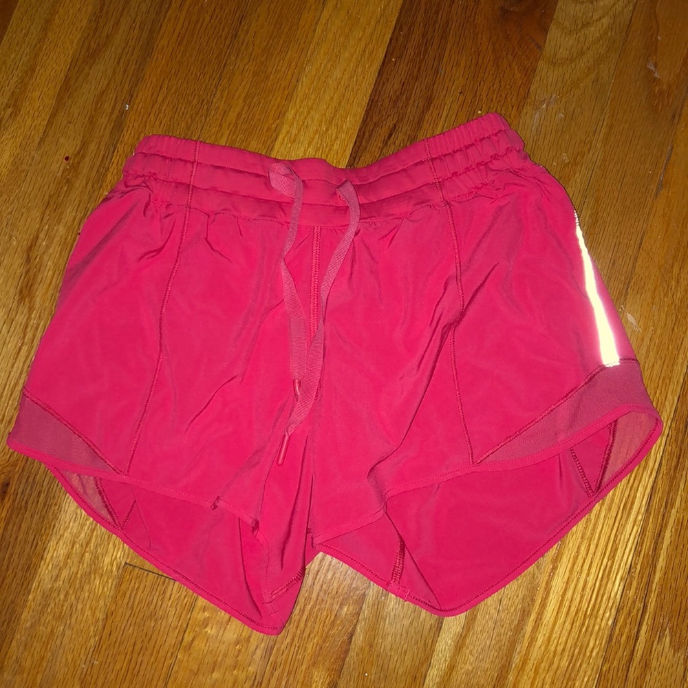 Lululemon pink shorts size 6
